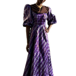 Robe Bazin, taille XS, Très bon état, foulard