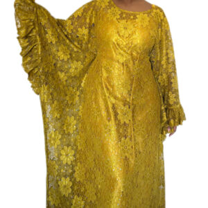 Grand boubou, dentelle, taille unique, Très bon État