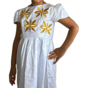 Robe enfant, bazin, taille 7 ans, Très bon état