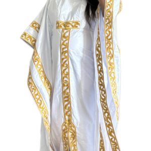 Robe Bazin, Blanc, taille L, Très bon état