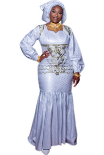 Robe Bazin, Getzner,  L/XL, Très bon état, foulard