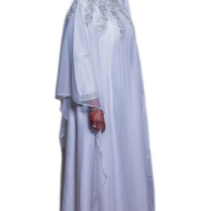 Robe Abaya, taille L, Très bon état, foulard