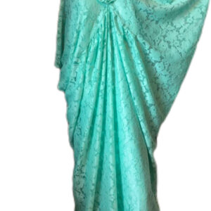 Grand boubou, dentelle, taille unique, neuf-jamais porté, foulard