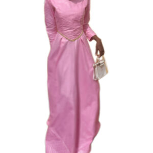 Robe, Bazin rose, taille XS/S, Très bon état,