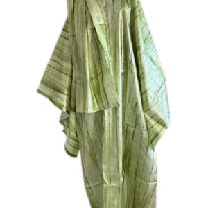 Grand boubou, Bazin, 5 mètre, Très bon état, foulard