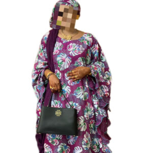 Robe brodé, Voile, Taille L/XL, Très bon état, foulard