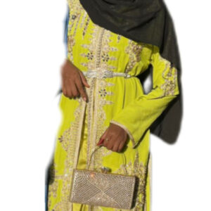 Abaya Deux pièces Vert, Taille S, Très bon état