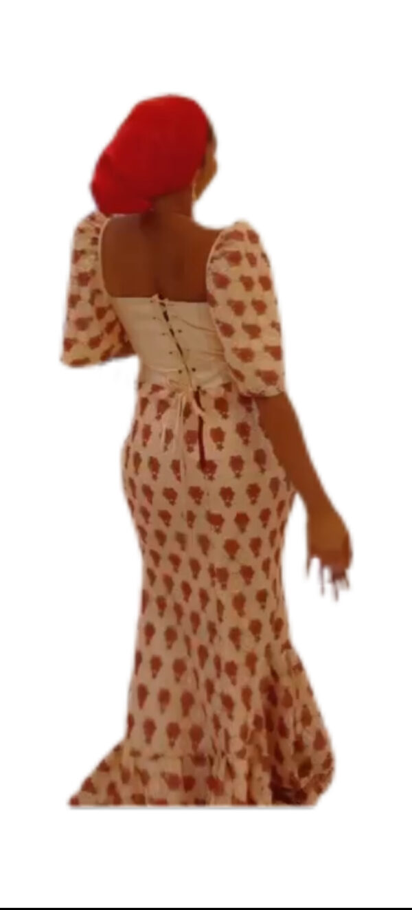 Robe brodé/ Tissu, Taille S, Très bon état, turban – Image 2