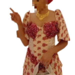 Robe brodé/ Tissu, Taille S, Très bon état, turban