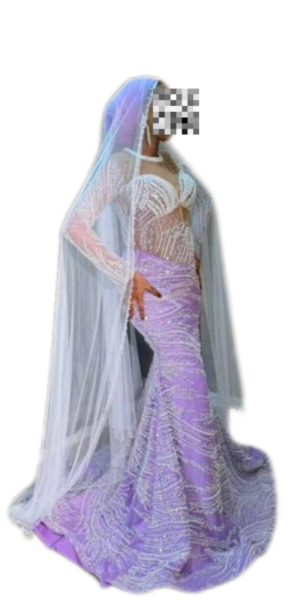Robe de mariée, Tissu, Taille S, Très bon état