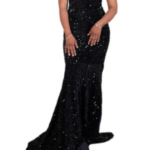 Robe de soirée paillettes, Taille M, Très bon état