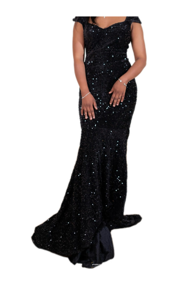 Robe de soirée paillettes, Taille M, Très bon état
