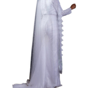 Robe de mariée Brodé Autriche, Taille M, Très bon état, Foulard
