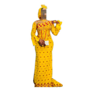 Robe brodé Voile, Taille M, Quasi-neuf, foulard