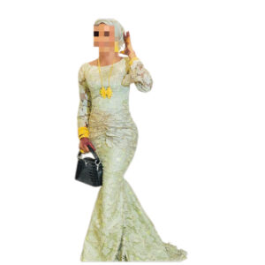 Robe Brodé, Taille S, Quasi-neuf, foulard