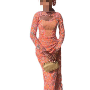 Robe Brodé, Taille S, Très bon état, foulard
