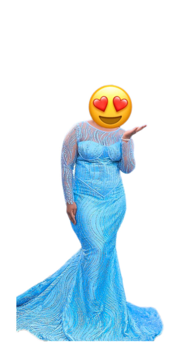 Robe, Brodé/tissu, taille XXL, Très bon état