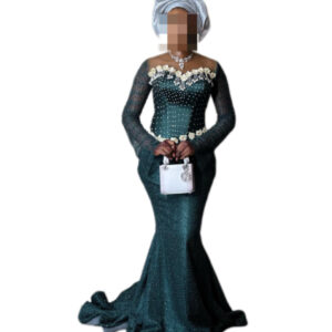 Robe Brodé/tissu, Taille S, Très bon état, foulard