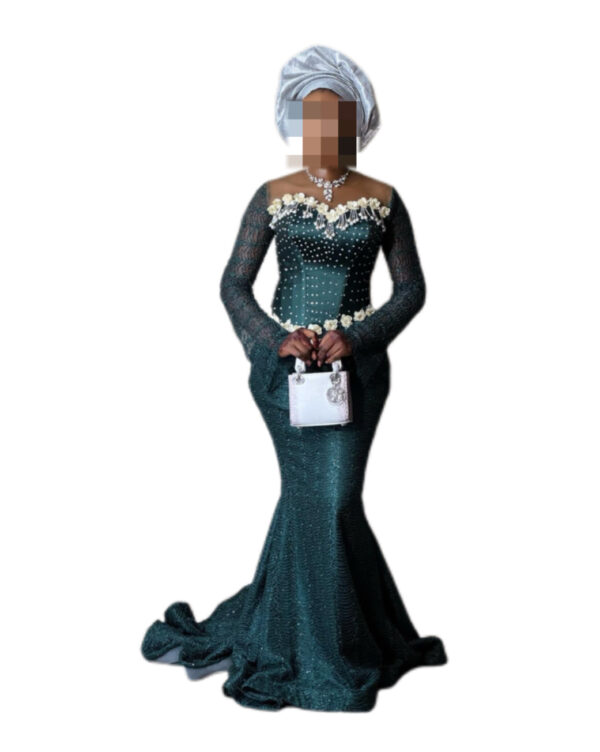 Robe Brodé/tissu, Taille S, Très bon état, foulard