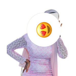 Robe brodé rose, taille XS, Très bon état, foulard