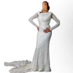 Robe de mariée, Taille S/M, Très bon état, voile/foulard