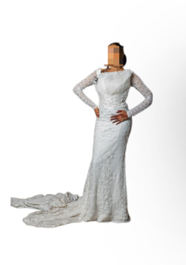 Robe de mariée, Taille S/M, Très bon état, voile/foulard