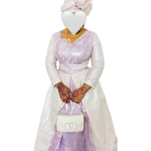 Robe bazin Riche, Taille L, Très bon état, foulard