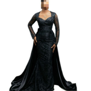 Robe deux pièces brodé Autrichien/dentelle, taille S, Très bon état