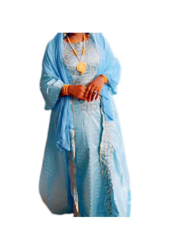 Robe bazin Getzner, taille XXL, Très bon état