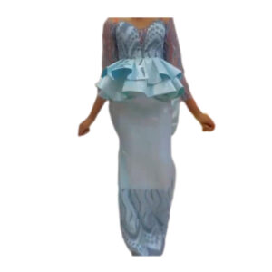 Jupe complet Bazin Getzner/ tulle, Taille M, Très bon état