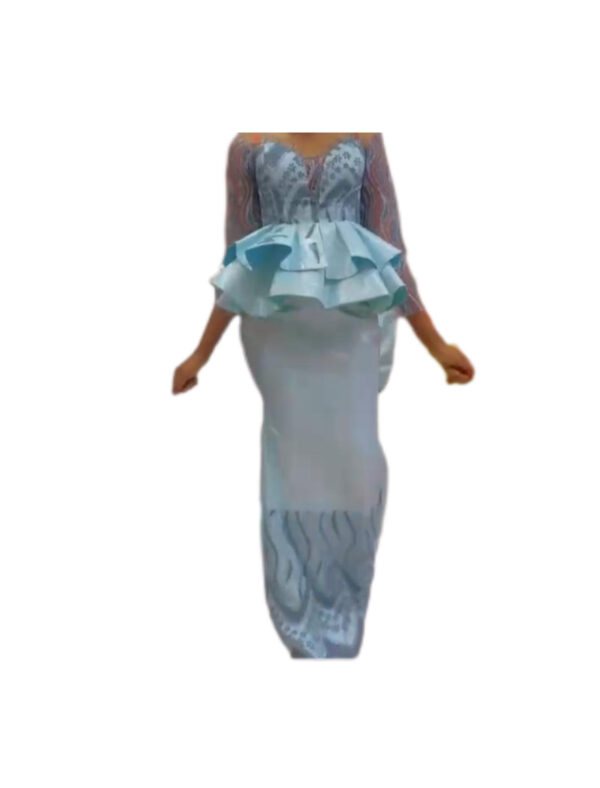 Jupe complet Bazin Getzner/ tulle, Taille M, Très bon état