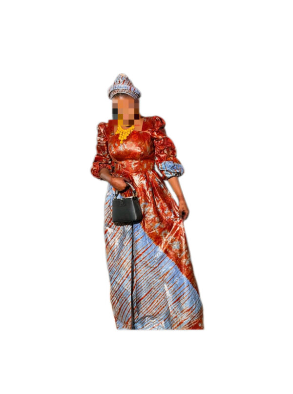 Robe bazin Getzner, taille M, Très bon état, Foulard