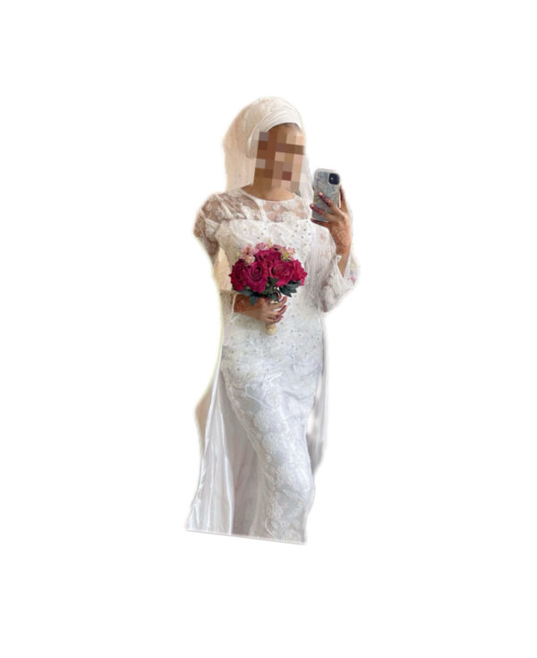 Robe de mariée, taille S, Très bon état, voile