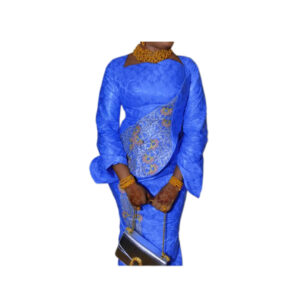 Jupe complet Bazin Getzner, taille S, Très bon état, foulard