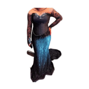 Robe Tulle/tissu, taille L, Très bon état