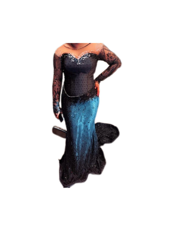 Robe Tulle/tissu, taille L, Très bon état