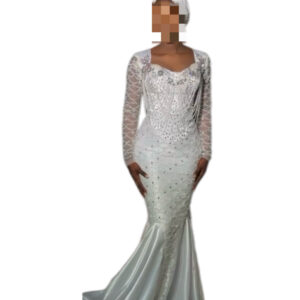 Robe de mariée blanche, taille M, très bon état