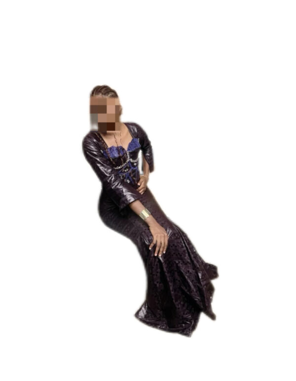 Robe bazin Getzner, taille L, Très bon état
