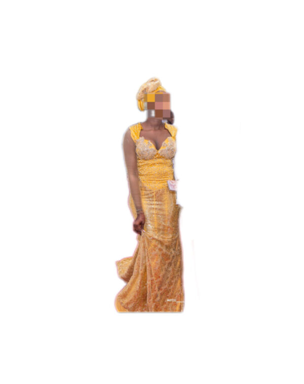 Robe de soirée, taille M, Très bon état, foulard