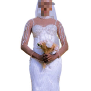 Robe de mariée, taille S, Très bon état, voile