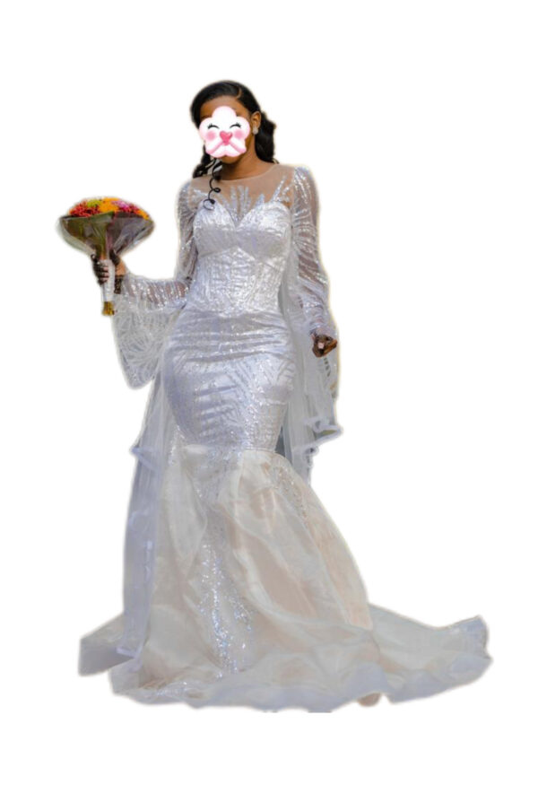 Robe de mariée, taille S, Très bon état, voile