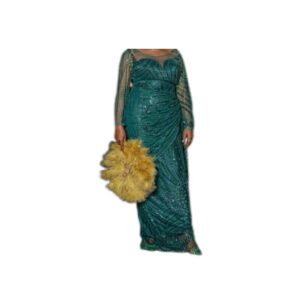 Robe de soirée, taille M, Très bon état, voile