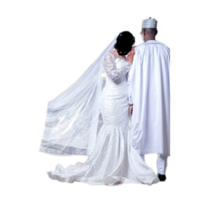 Robe de mariée, taille L, Très bon état, voile
