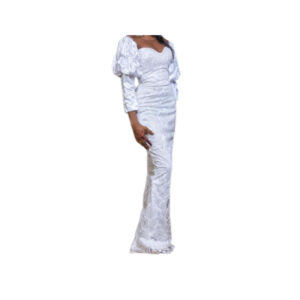 Robe brodé blanc, taille S, Quasi-neuf