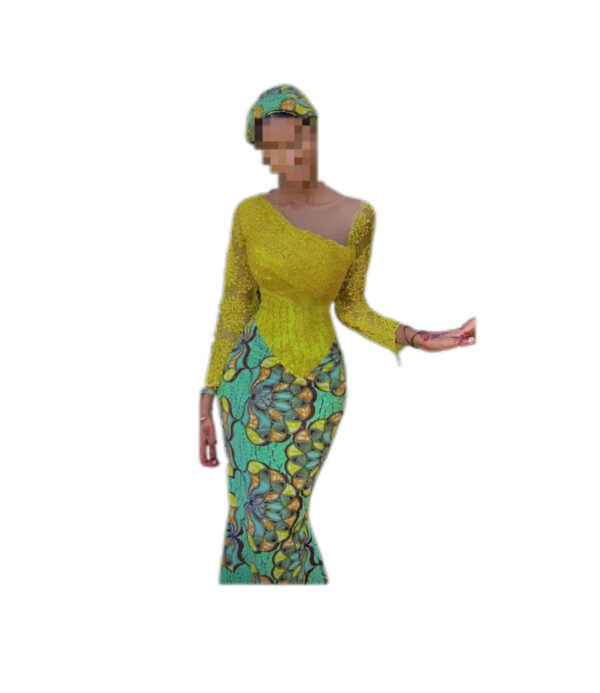 Robe Wax, Taille XS, Quasi-neuf, foulard
