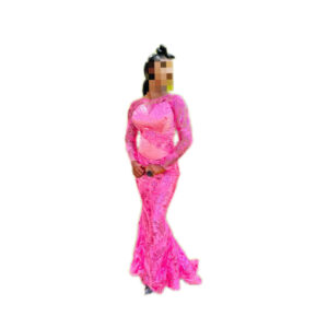 Robe brodé rose, taille S, Quasi-neuf