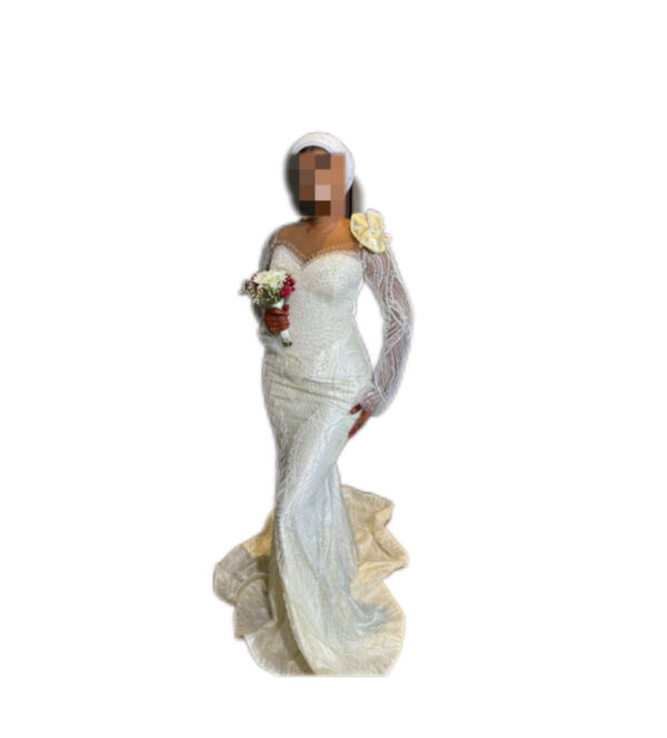 Robe de mariée Dior Fashion, Taille M, Quasi-neuf, foulard