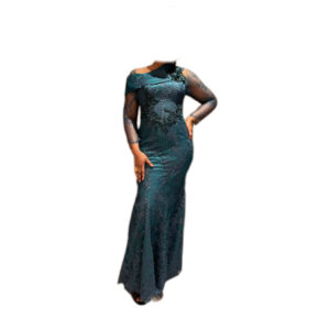 Robe de soirée Brodé Guipure, Taille M, Quasi-neuf
