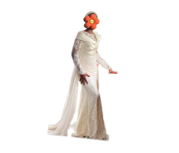 Robe de mariée, taille S/M, Quasi-neuf