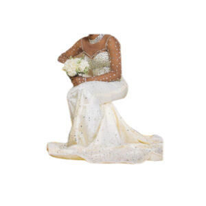 Robe de mariée, taille M, Quasi-Neuf, Foulard